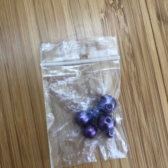 Pink Tartan top with pearls on sleeves, size Sl , like a new - Picture 6 of 6